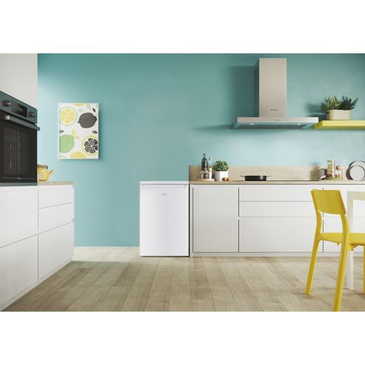 Candy CLHS58EWK 85cm Small Fridge - White - Fridge in kitchen